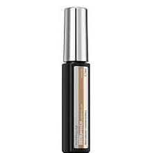 Maybelline Brow Precise Fibre Filler Brow Gel in shade Dark Blonde shown with its applicator, highlighting the precision brush and fiber-infused gel formula.