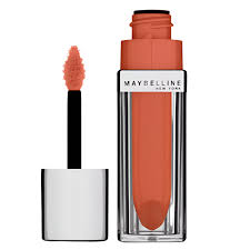 Maybelline Color Sensational Elixir Lip Gloss in shade 500 Mandarine Rupture with a hydrating formula and a high-shine, non-sticky finish.