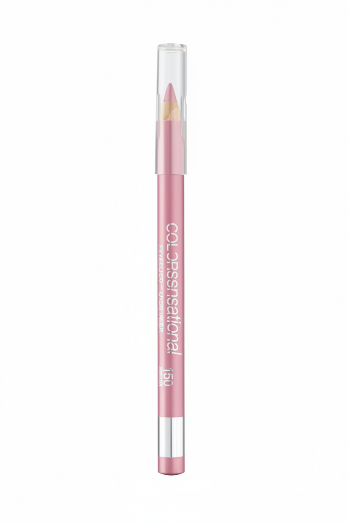 Maybelline Color Sensational Lip Liner in shade 150 Stellar Pink displayed as a lip pencil, featuring a richly pigmented formula for precise lip definition.