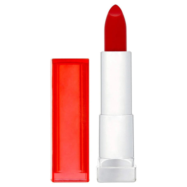 Maybelline New York Color Sensational Lipstick in shade 916 Neon Red.