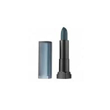 Swatches of Maybelline Color Sensational Powder Matte Lipstick in shade 45 Smoky Jade showcasing its smooth application, rich color payoff, and powder matte finish.