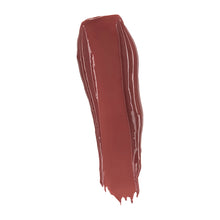 Open Maybelline Color Sensational Shine Lipstick in 130 Spicy Sangria highlighting the rich berry shade, smooth texture, and sleek lipstick packaging.