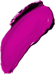 Maybelline Color Sensational Vivid Lipstick in shade 906 Hot Plum shown opened, highlighting the vibrant plum lipstick bullet and sleek signature packaging.