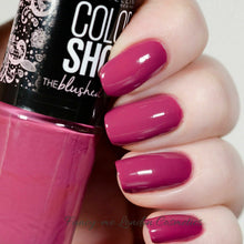 Maybelline Color Show Blushed Nudes Nail Color in 449 Crimson Flush featuring a vibrant, easy-to-apply formula for smooth, even coverage.