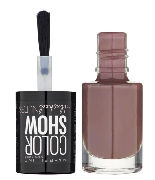 Maybelline Color Show Blushed Nudes Nail Polish in shade 448 Modern Mauve with a smooth formula and a glossy, long-lasting finish.