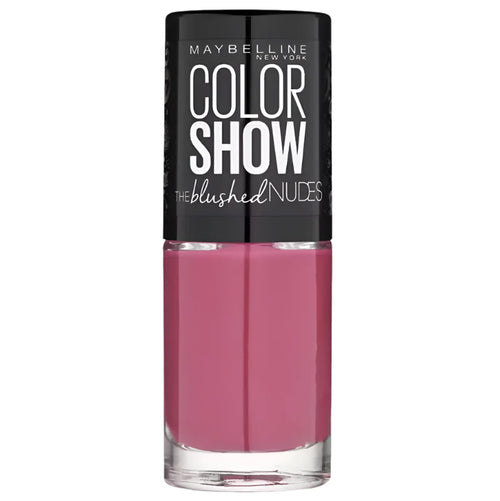 Maybelline Color Show Blushed Nudes Nail Polish in shade 449 Crimson Flush with a smooth formula and a glossy, long-lasting finish.