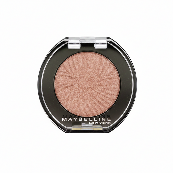 Maybelline Color Show Eyeshadow in 23 Copper Fizz featuring a richly pigmented powder eyeshadow with a smooth texture for easy blending and even application.