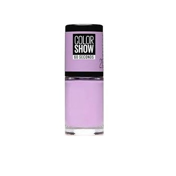 Maybelline Color Show Nail Polish in shade 21 Lilac Wine with a smooth formula and a glossy, long-lasting finish.