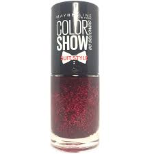 Maybelline Color Show Suit Style Nail Polish in shade 444 Red Reaction with a smooth formula and a glossy, long-lasting finish.