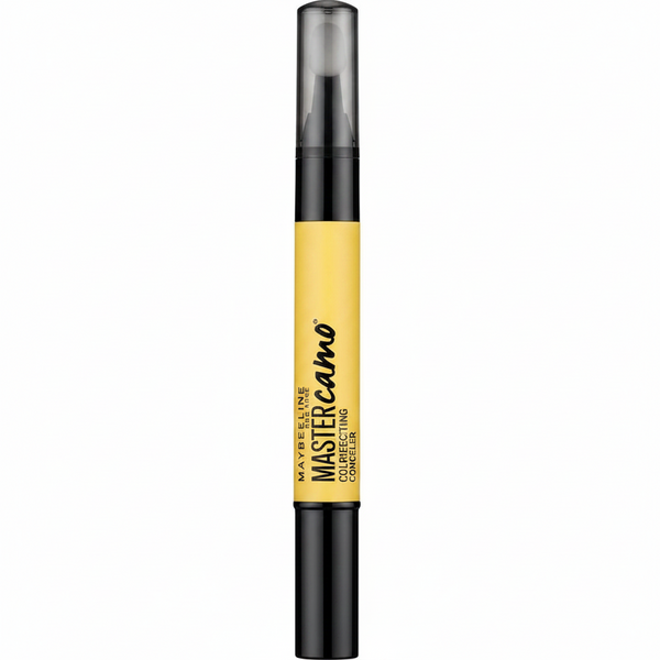 Maybelline Master Camo Colour Correcting Pen in Yellow formulated to help neutralize purple and blue undertones for a brighter-looking complexion.
