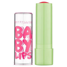 Maybelline Baby Lips Melon Mania featuring a hydrating formula that helps keep lips soft and nourished.
