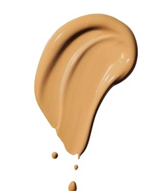 Maybelline New York Dream Radiant Liquid Foundation in shade 54 Brown Caramel shown with the cap removed, highlighting the liquid foundation and easy-to-use bottle design.