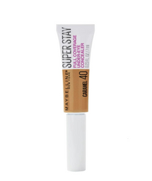 Maybelline Super Stay Full Coverage Under-Eye Concealer in shade 40 Caramel with full, long-lasting coverage and a natural matte finish.