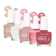 Maybelline Super Stay Nail Polish shade 876 Flesh Tone delivering a natural nude color with a smooth, chip-resistant finish.