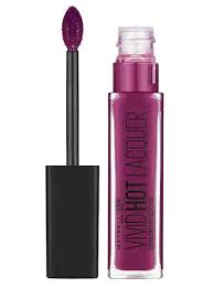 Maybelline The Pixie Collection Vivid Hot Lacquer Lip Gloss in shade 76 Obsessed with a high-shine lacquer formula and intense glossy color.