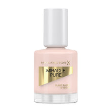Max Factor Miracle Pure Nail Polish Nude Rose 205 bottle with a high-shine vegan nail colour formula.