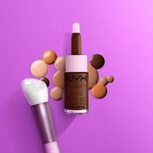 NYX Professional Makeup Bare With Me Luminous Tinted Skin Serum in 05 Universal Deep featuring a hydrating serum-infused formula for a smooth, radiant complexion.