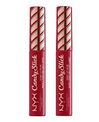 NYX Candy Slick Glowy Lip Color in 04 Jawbreaker featuring a lightweight formula that provides hydration, glossy shine, and comfortable wear.