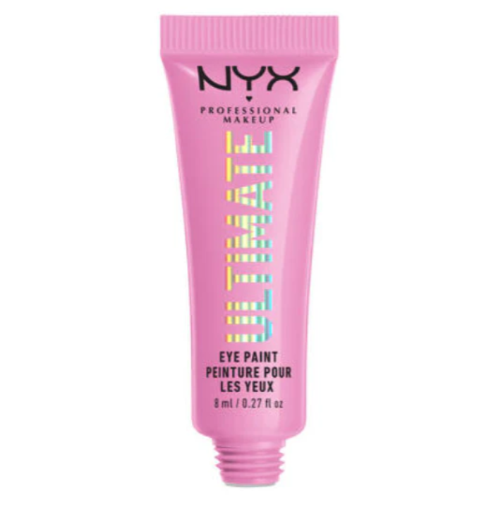 Close-up of NYX Eye Paint Ultimate in 02 Coming Out Fierce highlighting its creamy texture and vibrant color payoff for smooth, blendable eye makeup looks.