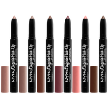 NYX Lingerie Push Up Long Lasting Lipstick in shade 02 Embellishment shown with the lipstick pencil exposed, highlighting its creamy formula and precise application.