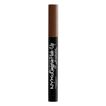 NYX Lingerie Push Up Long Lasting Lipstick in shade 02 Embellishment displayed as a lip pencil, featuring a richly pigmented formula for smooth and precise lip application.