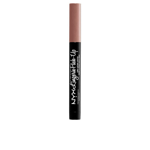 NYX Lingerie Push Up Long Lasting Lipstick in 09 Corset featuring a retractable lip crayon with a creamy formula for smooth, precise lip color application.