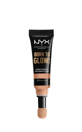 NYX Professional Makeup Born To Glow Concealer in shade 10.3 Neutral Buff with lightweight, buildable coverage and a radiant finish.