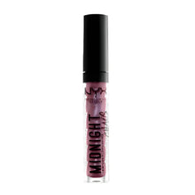 NYX Professional Makeup Chromatic Lip Gloss in shade 03 Galaxy Glow displayed in its tube, featuring a shimmering lip gloss with a multidimensional high-shine finish.
