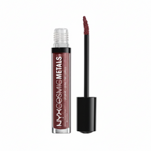 NYX Professional Makeup Cosmic Metals Lip Cream in shade 18 Elite displayed in its tube, featuring a metallic liquid lip color with a smooth, high-shine finish.