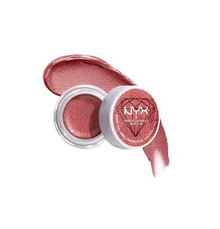 Close-up of NYX Professional Makeup Diamonds & Ice Shadow Jelly in 02 Strike A Rose showcasing its bouncy jelly texture and reflective shimmer finish.