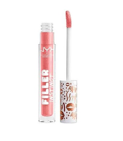 NYX Professional Makeup Filler Instinct Plumping Lip Polish in shade 03 Sparkling Please with a plumping formula and a high-shine glossy finish.