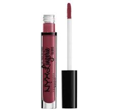 NYX Professional Makeup Lingerie Lip Gloss in shade 08 Euro Trash with a lightweight formula and a high-shine, non-sticky finish.