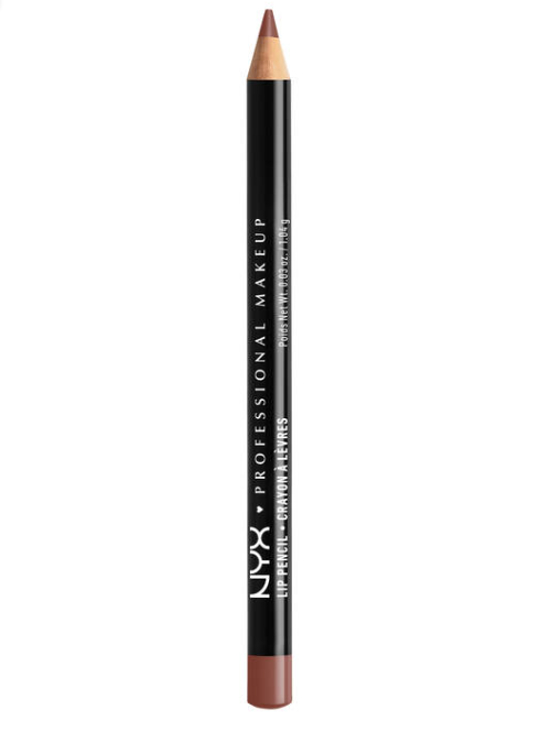 NYX Professional Makeup Lip Pencil in shade 809 Mahogany displayed as a lip pencil, featuring a richly pigmented formula for precise lip definition.
