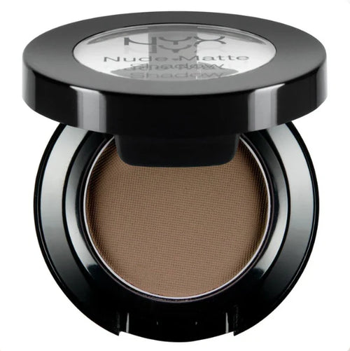 NYX Professional Makeup Matte Eye Shadow in 10 Underneath It All featuring a single matte powder eyeshadow with a smooth texture for effortless blending and buildable color.