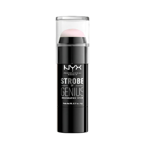 NYX Professional Makeup Strobe of Genius Holographic Stick in shade 01 Mermaid Amor with a creamy formula and holographic glow.