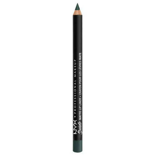 NYX Professional Makeup Suede Matte Lip Liner in shade 72 Shake That Money displayed as a lip pencil, featuring a richly pigmented formula for precise lip definition.