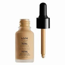 NYX Professional Makeup Total Control Drop Foundation shade 11 Beige delivering smooth, natural-looking coverage with a lightweight feel.