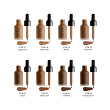 NYX Professional Makeup Total Control Drop Foundation shade 24 Deep Espresso delivering smooth, natural-looking coverage with a lightweight feel.
