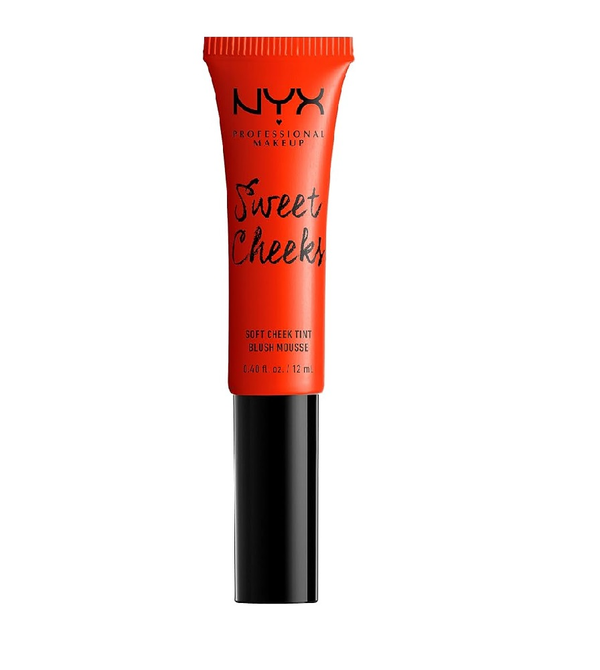 NYX Sweet Cheeks Soft Cheek Tint in 04 Almost Famous featuring a lightweight liquid blush with a blendable formula for a fresh, natural-looking flush.
