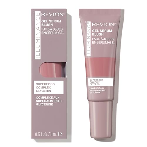 Revlon Illuminance Dewy Finish Gel Serum Blush in Enchanting Mauve.
