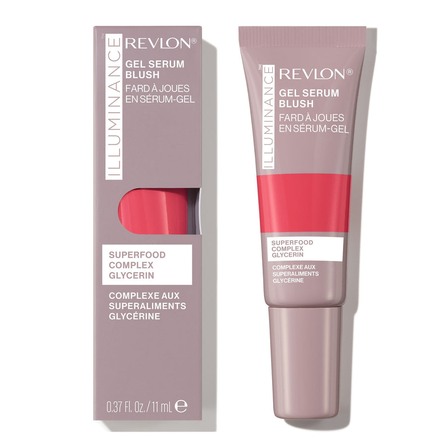 Revlon Illuminance Dewy Finish Gel Serum Blush in Striking Rose.