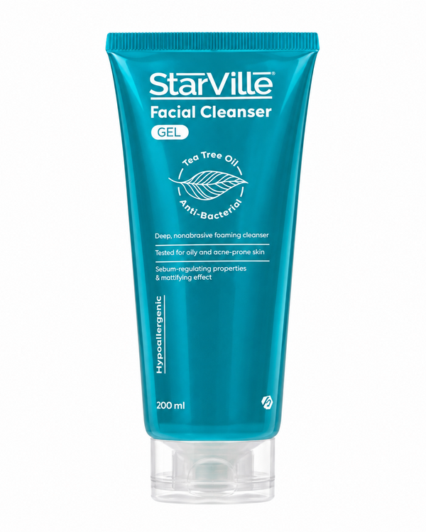 Starville Acne Prone Skin Facial Cleanser 200ml with Salicylic Acid and Sulfur