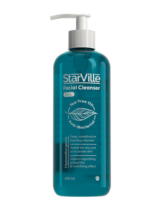 Starville Acne Prone Skin Facial Cleanser 400ml with Salicylic Acid and Sulfur