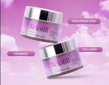 Telofill Ultra-Light Facial Moisturizing Gel featuring a fast-absorbing, non-greasy formula for everyday hydration.