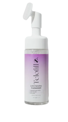 Telofill Lightening Cleanser formulated to gently cleanse the skin while promoting a brighter, more even-looking complexion.