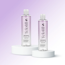 Telofill Biphasic Micellar Water featuring a gentle cleansing formula that leaves skin clean and refreshed.