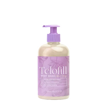 Telofill Milk and Honey Body Wash formulated to gently cleanse the skin while leaving it soft and refreshed.