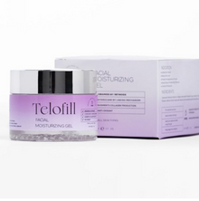 Telofill Facial Moisturizing Gel Cream featuring a fast-absorbing formula for long-lasting daily hydration.