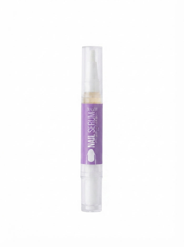 Telofill Nail Serum 4ml displayed clearly, highlighting the product packaging, name, size, and strengthening nail care formula.