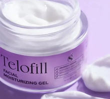Telofill Ultra-Light Facial Moisturizing Gel with a lightweight gel texture that helps keep skin smooth and comfortably hydrated.